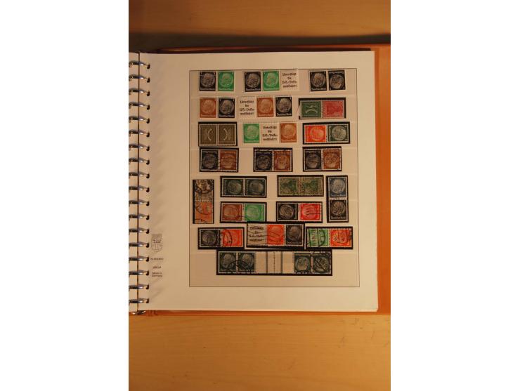 1872/1945, ungebrauchte, postfrische und gestempelte Sammlung mit vielen besseren Werten, dazu Kolonien und Auslandspostämter