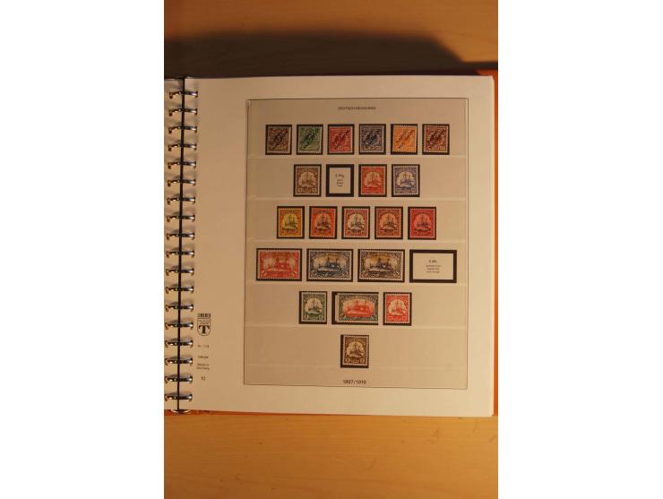 1872/1945, ungebrauchte, postfrische und gestempelte Sammlung mit vielen besseren Werten, dazu Kolonien und Auslandspostämter