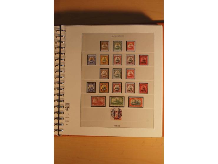1872/1945, ungebrauchte, postfrische und gestempelte Sammlung mit vielen besseren Werten, dazu Kolonien und Auslandspostämter