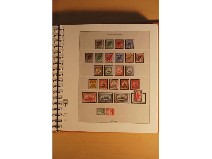 1872/1945, ungebrauchte, postfrische und gestempelte Sammlung mit vielen besseren Werten, dazu Kolonien und Auslandspostämter