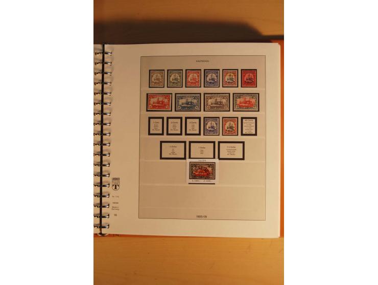 1872/1945, ungebrauchte, postfrische und gestempelte Sammlung mit vielen besseren Werten, dazu Kolonien und Auslandspostämter