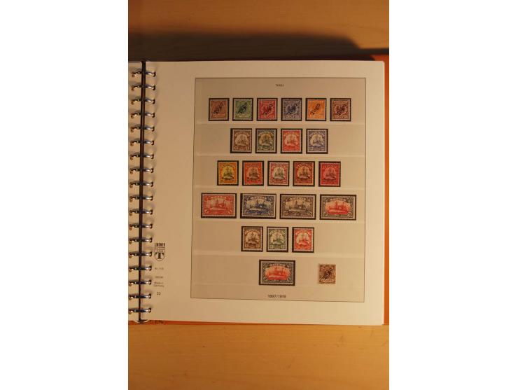 1872/1945, ungebrauchte, postfrische und gestempelte Sammlung mit vielen besseren Werten, dazu Kolonien und Auslandspostämter