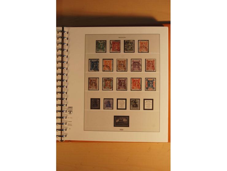 1872/1945, ungebrauchte, postfrische und gestempelte Sammlung mit vielen besseren Werten, dazu Kolonien und Auslandspostämter