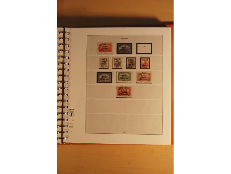 1872/1945, ungebrauchte, postfrische und gestempelte Sammlung mit vielen besseren Werten, dazu Kolonien und Auslandspostämter