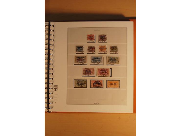 1872/1945, ungebrauchte, postfrische und gestempelte Sammlung mit vielen besseren Werten, dazu Kolonien und Auslandspostämter