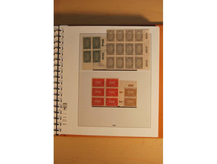 1872/1945, ungebrauchte, postfrische und gestempelte Sammlung mit vielen besseren Werten, dazu Kolonien und Auslandspostämter