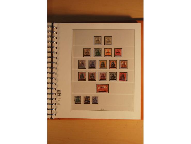 1872/1945, ungebrauchte, postfrische und gestempelte Sammlung mit vielen besseren Werten, dazu Kolonien und Auslandspostämter