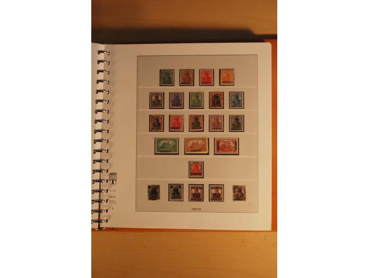 1872/1945, ungebrauchte, postfrische und gestempelte Sammlung mit vielen besseren Werten, dazu Kolonien und Auslandspostämter
