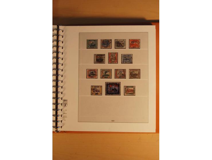 1872/1945, ungebrauchte, postfrische und gestempelte Sammlung mit vielen besseren Werten, dazu Kolonien und Auslandspostämter