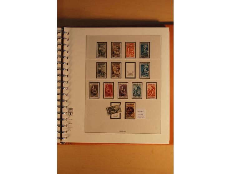 1872/1945, ungebrauchte, postfrische und gestempelte Sammlung mit vielen besseren Werten, dazu Kolonien und Auslandspostämter