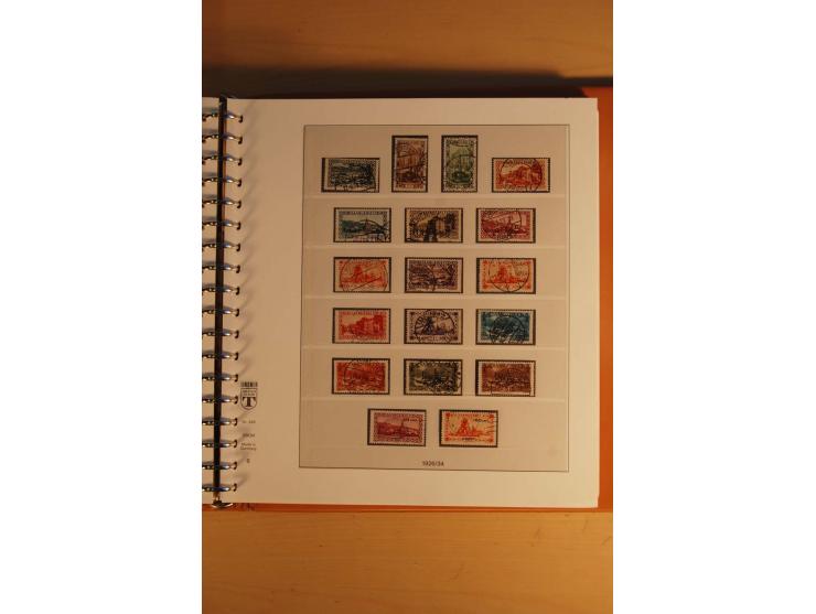 1872/1945, ungebrauchte, postfrische und gestempelte Sammlung mit vielen besseren Werten, dazu Kolonien und Auslandspostämter