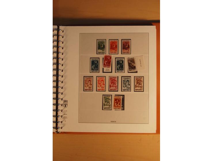 1872/1945, ungebrauchte, postfrische und gestempelte Sammlung mit vielen besseren Werten, dazu Kolonien und Auslandspostämter