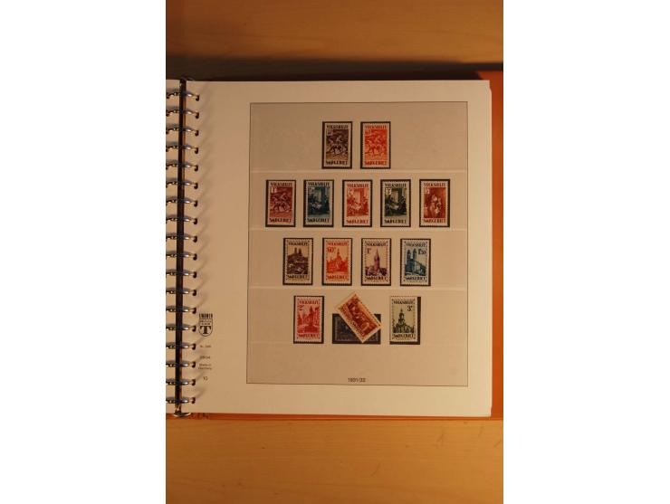 1872/1945, ungebrauchte, postfrische und gestempelte Sammlung mit vielen besseren Werten, dazu Kolonien und Auslandspostämter