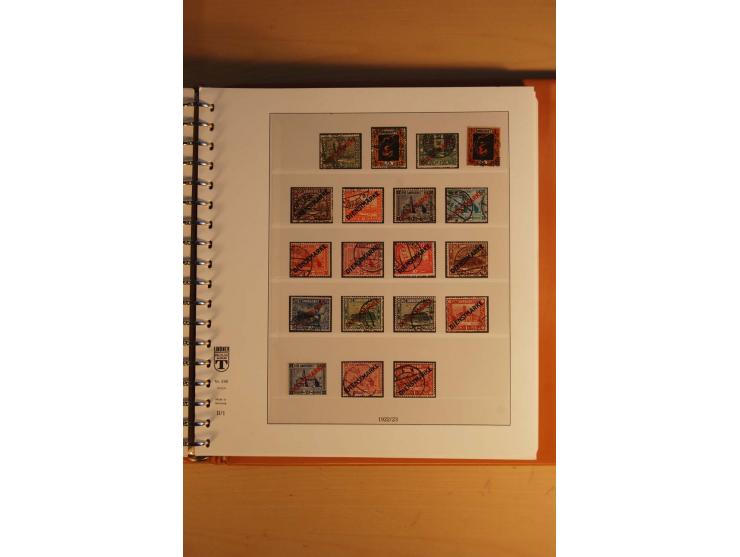 1872/1945, ungebrauchte, postfrische und gestempelte Sammlung mit vielen besseren Werten, dazu Kolonien und Auslandspostämter