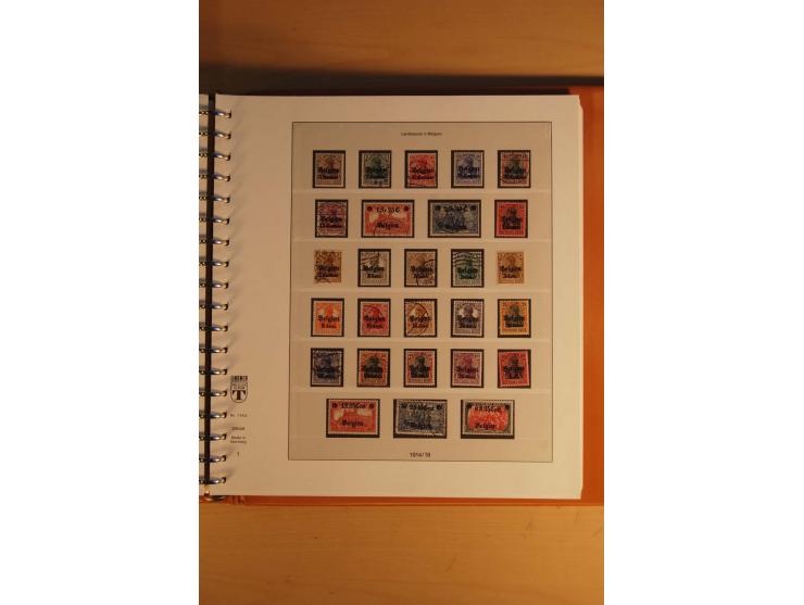 1872/1945, ungebrauchte, postfrische und gestempelte Sammlung mit vielen besseren Werten, dazu Kolonien und Auslandspostämter