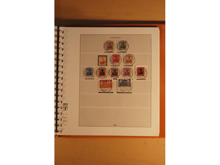 1872/1945, ungebrauchte, postfrische und gestempelte Sammlung mit vielen besseren Werten, dazu Kolonien und Auslandspostämter