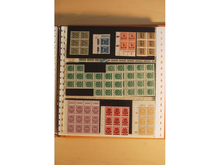 1872/1945, ungebrauchte, postfrische und gestempelte Sammlung mit vielen besseren Werten, dazu Kolonien und Auslandspostämter