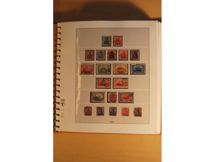 1872/1945, ungebrauchte, postfrische und gestempelte Sammlung mit vielen besseren Werten, dazu Kolonien und Auslandspostämter