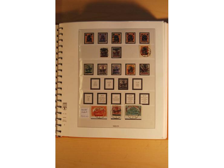 1872/1945, ungebrauchte, postfrische und gestempelte Sammlung mit vielen besseren Werten, dazu Kolonien und Auslandspostämter