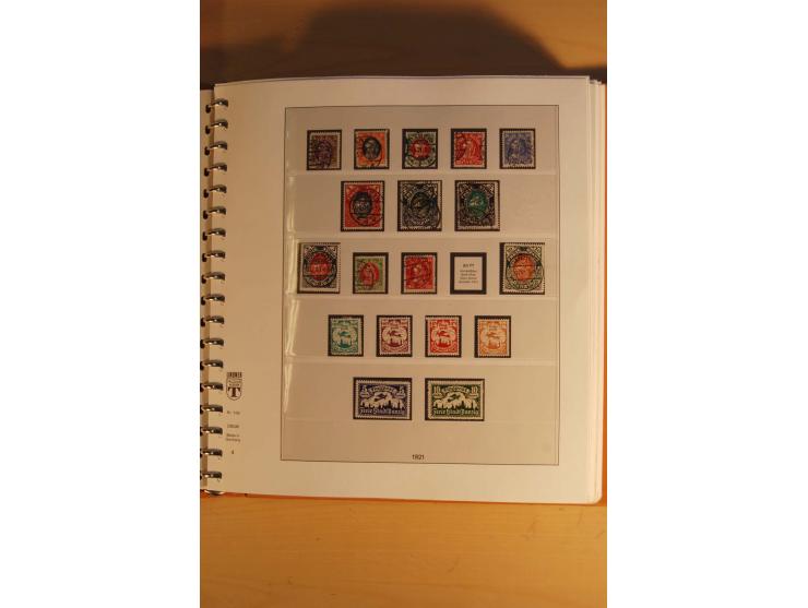 1872/1945, ungebrauchte, postfrische und gestempelte Sammlung mit vielen besseren Werten, dazu Kolonien und Auslandspostämter