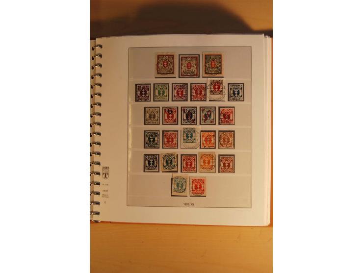 1872/1945, ungebrauchte, postfrische und gestempelte Sammlung mit vielen besseren Werten, dazu Kolonien und Auslandspostämter