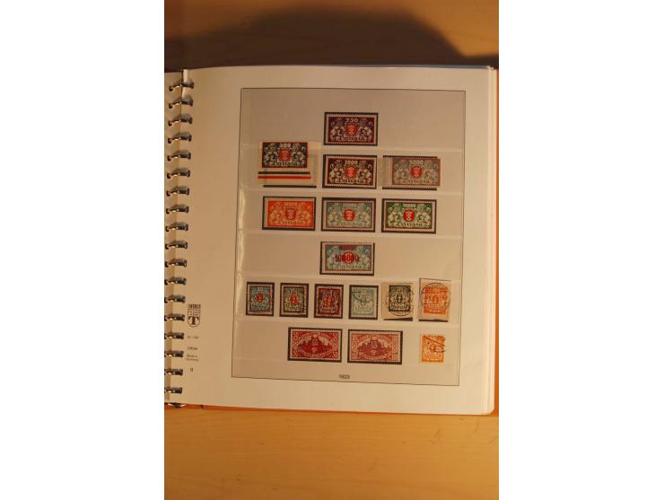 1872/1945, ungebrauchte, postfrische und gestempelte Sammlung mit vielen besseren Werten, dazu Kolonien und Auslandspostämter