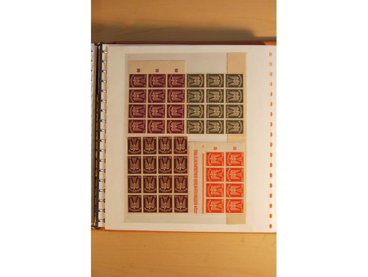 1872/1945, ungebrauchte, postfrische und gestempelte Sammlung mit vielen besseren Werten, dazu Kolonien und Auslandspostämter