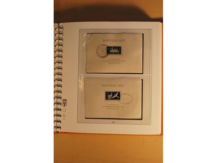 1872/1945, ungebrauchte, postfrische und gestempelte Sammlung mit vielen besseren Werten, dazu Kolonien und Auslandspostämter