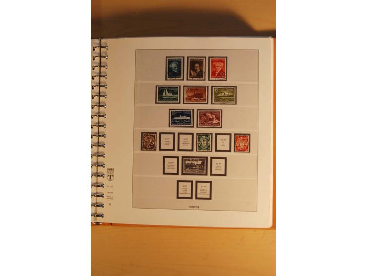1872/1945, ungebrauchte, postfrische und gestempelte Sammlung mit vielen besseren Werten, dazu Kolonien und Auslandspostämter