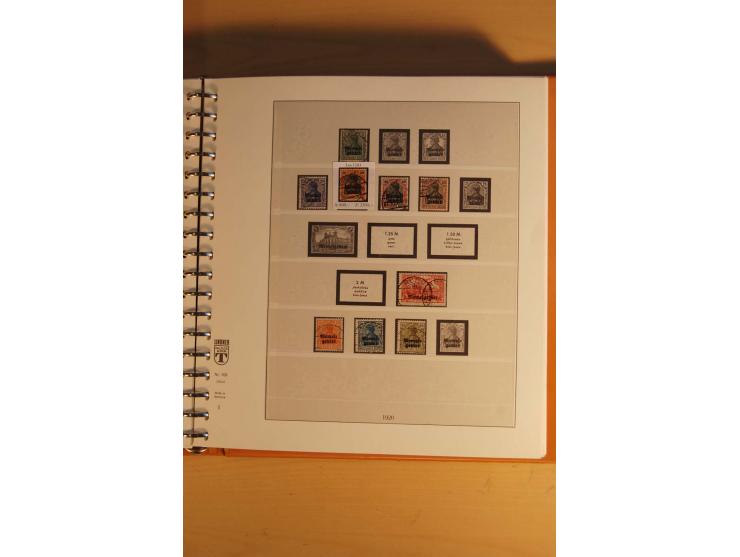 1872/1945, ungebrauchte, postfrische und gestempelte Sammlung mit vielen besseren Werten, dazu Kolonien und Auslandspostämter