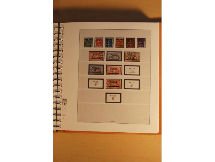 1872/1945, ungebrauchte, postfrische und gestempelte Sammlung mit vielen besseren Werten, dazu Kolonien und Auslandspostämter
