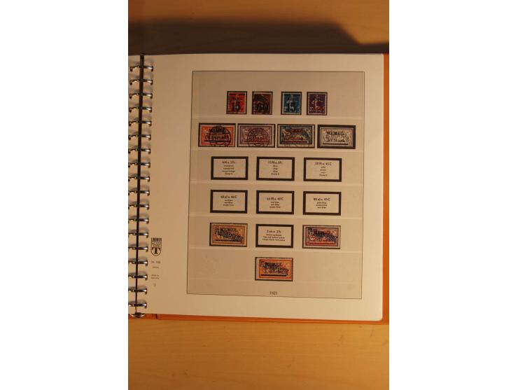 1872/1945, ungebrauchte, postfrische und gestempelte Sammlung mit vielen besseren Werten, dazu Kolonien und Auslandspostämter