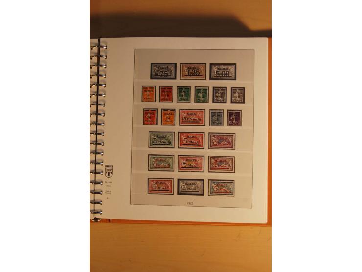 1872/1945, ungebrauchte, postfrische und gestempelte Sammlung mit vielen besseren Werten, dazu Kolonien und Auslandspostämter