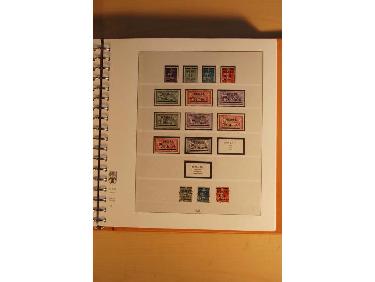 1872/1945, ungebrauchte, postfrische und gestempelte Sammlung mit vielen besseren Werten, dazu Kolonien und Auslandspostämter