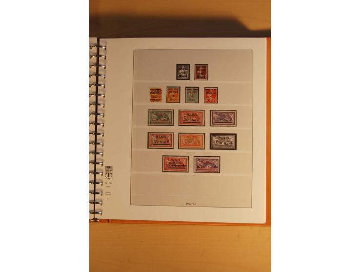 1872/1945, ungebrauchte, postfrische und gestempelte Sammlung mit vielen besseren Werten, dazu Kolonien und Auslandspostämter