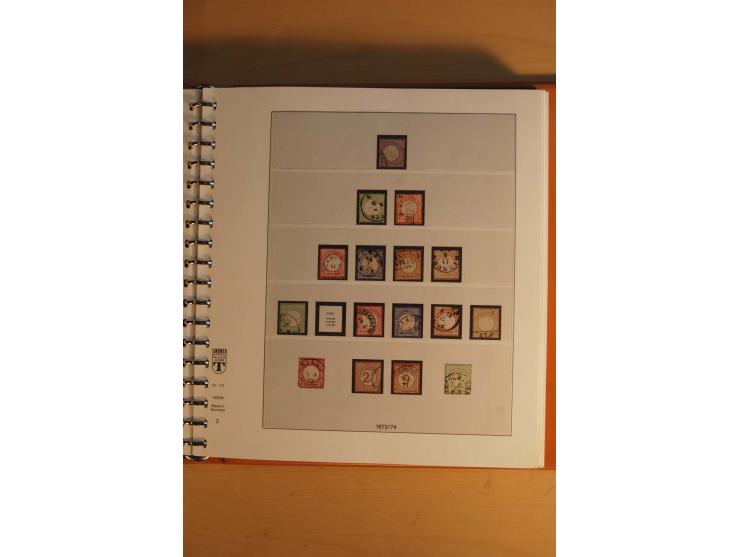 1872/1945, ungebrauchte, postfrische und gestempelte Sammlung mit vielen besseren Werten, dazu Kolonien und Auslandspostämter
