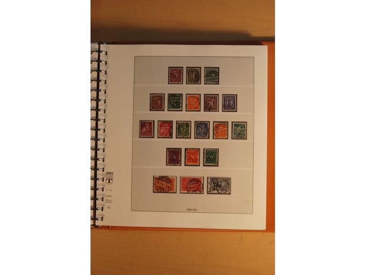 1872/1945, ungebrauchte, postfrische und gestempelte Sammlung mit vielen besseren Werten, dazu Kolonien und Auslandspostämter