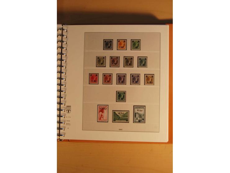1872/1945, ungebrauchte, postfrische und gestempelte Sammlung mit vielen besseren Werten, dazu Kolonien und Auslandspostämter