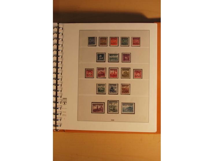 1872/1945, ungebrauchte, postfrische und gestempelte Sammlung mit vielen besseren Werten, dazu Kolonien und Auslandspostämter