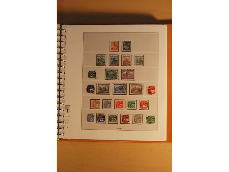 1872/1945, ungebrauchte, postfrische und gestempelte Sammlung mit vielen besseren Werten, dazu Kolonien und Auslandspostämter