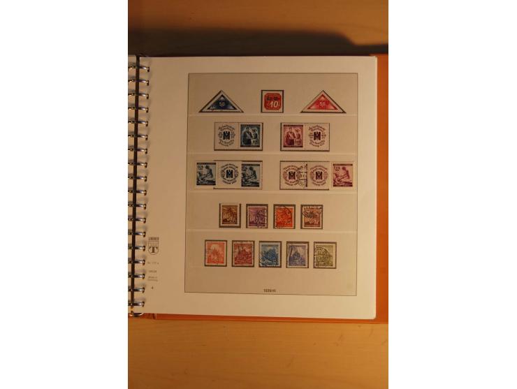 1872/1945, ungebrauchte, postfrische und gestempelte Sammlung mit vielen besseren Werten, dazu Kolonien und Auslandspostämter