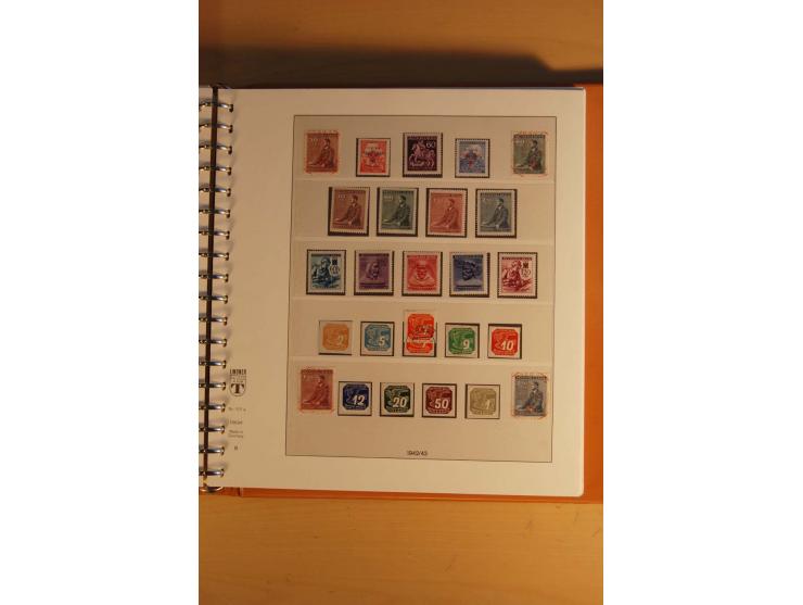 1872/1945, ungebrauchte, postfrische und gestempelte Sammlung mit vielen besseren Werten, dazu Kolonien und Auslandspostämter
