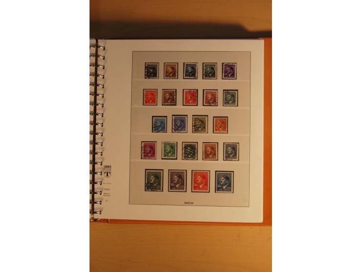 1872/1945, ungebrauchte, postfrische und gestempelte Sammlung mit vielen besseren Werten, dazu Kolonien und Auslandspostämter