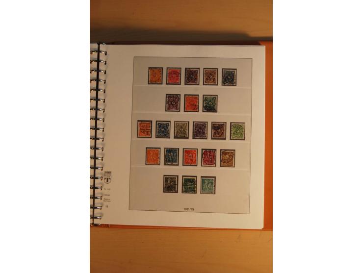 1872/1945, ungebrauchte, postfrische und gestempelte Sammlung mit vielen besseren Werten, dazu Kolonien und Auslandspostämter