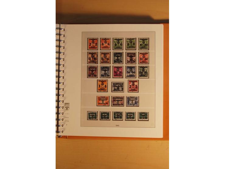 1872/1945, ungebrauchte, postfrische und gestempelte Sammlung mit vielen besseren Werten, dazu Kolonien und Auslandspostämter
