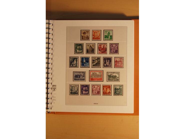 1872/1945, ungebrauchte, postfrische und gestempelte Sammlung mit vielen besseren Werten, dazu Kolonien und Auslandspostämter