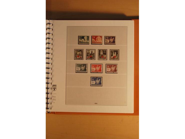 1872/1945, ungebrauchte, postfrische und gestempelte Sammlung mit vielen besseren Werten, dazu Kolonien und Auslandspostämter