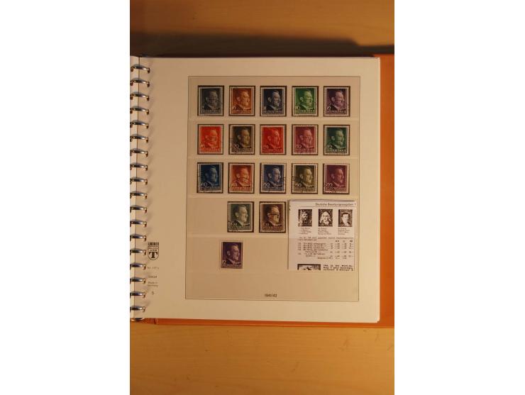 1872/1945, ungebrauchte, postfrische und gestempelte Sammlung mit vielen besseren Werten, dazu Kolonien und Auslandspostämter