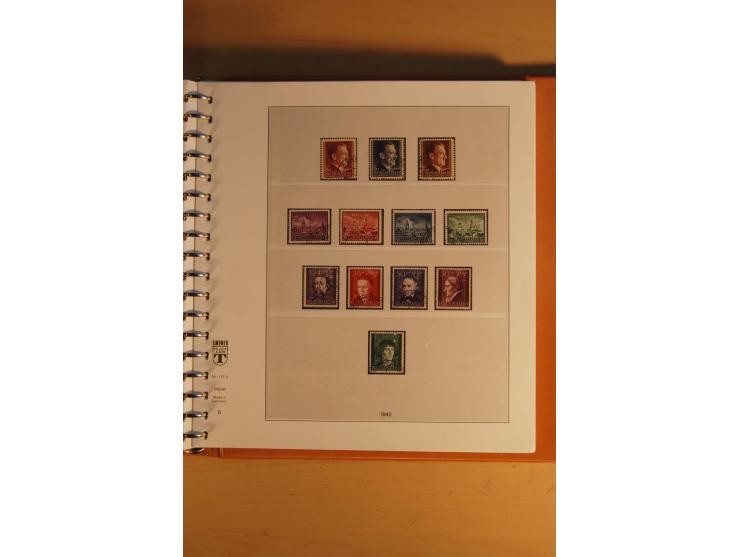 1872/1945, ungebrauchte, postfrische und gestempelte Sammlung mit vielen besseren Werten, dazu Kolonien und Auslandspostämter