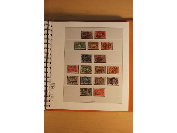 1872/1945, ungebrauchte, postfrische und gestempelte Sammlung mit vielen besseren Werten, dazu Kolonien und Auslandspostämter